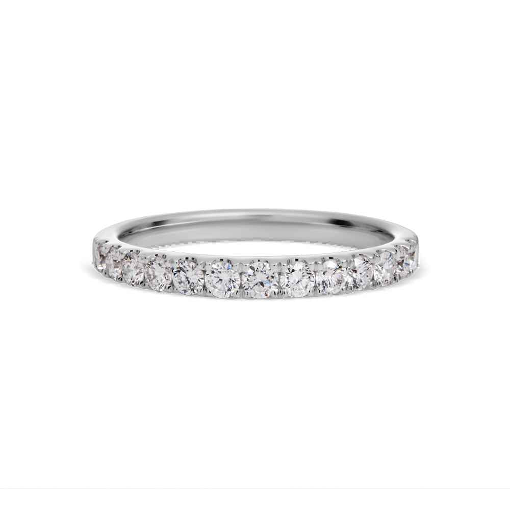 Claw Set Diamond Ring 0.43ct TDW - White Gold