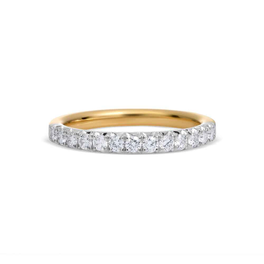 Claw Set Diamond Ring 0.35ct TDW - Two Tone