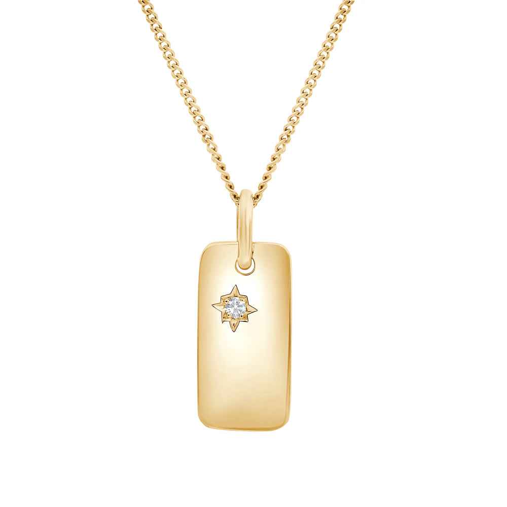 Handmade Oblong Star Set Pendant