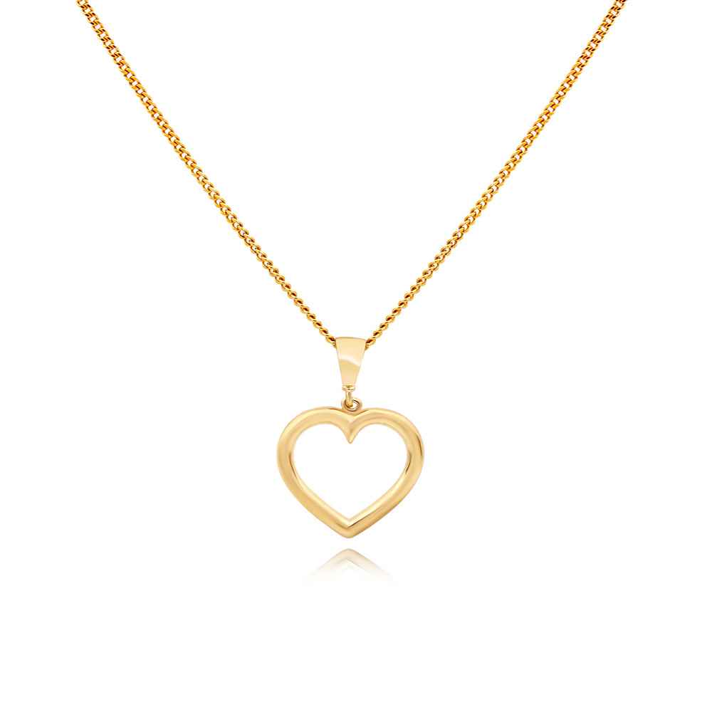 Open Style Heart Necklace