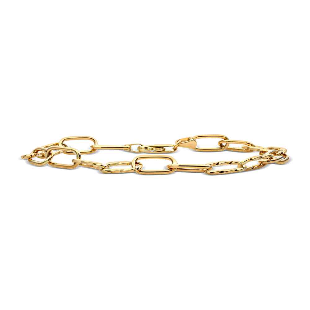 Twist & Plain Paper Clip Bracelet