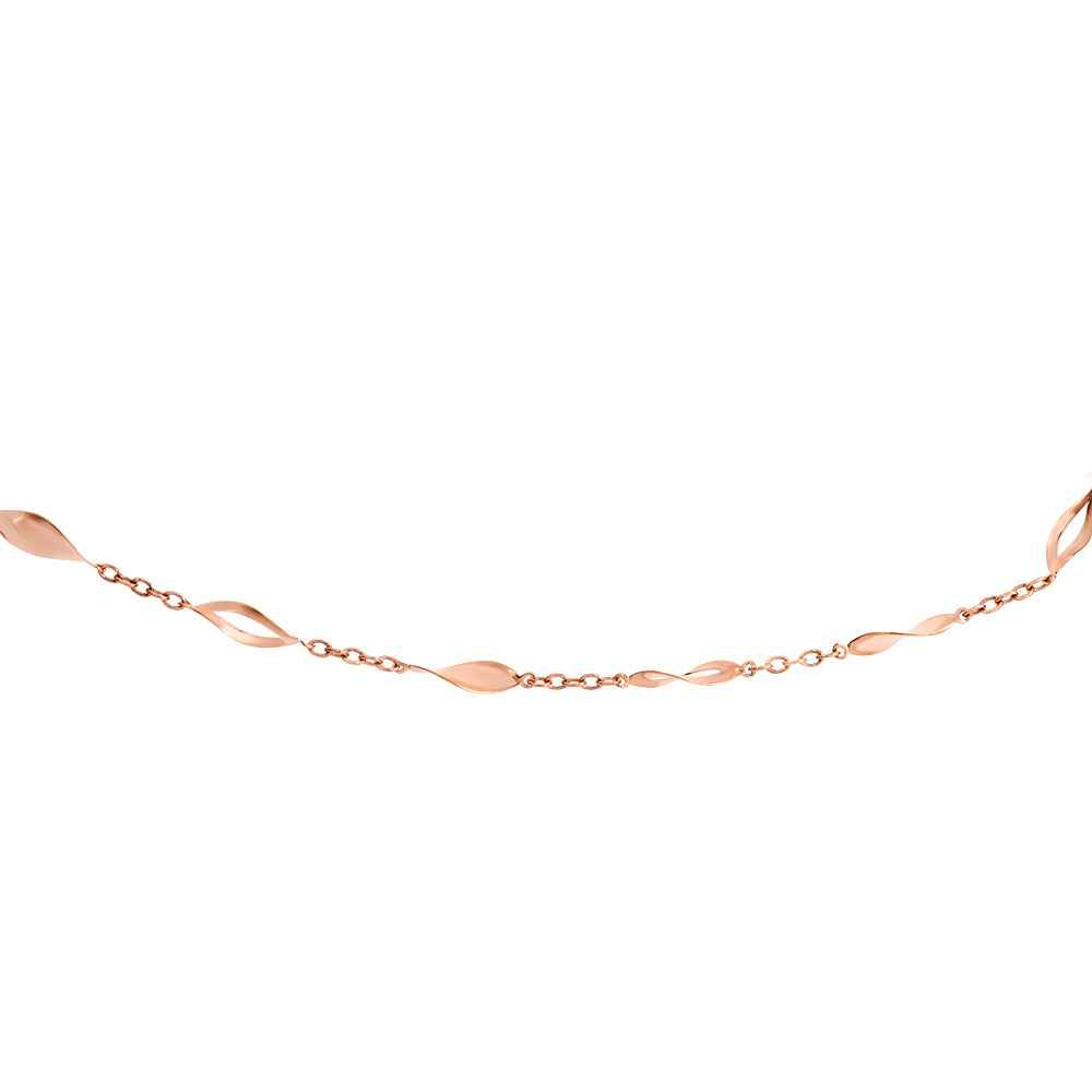 Marquise Shaped Bracelet 19cm - Rose Gold