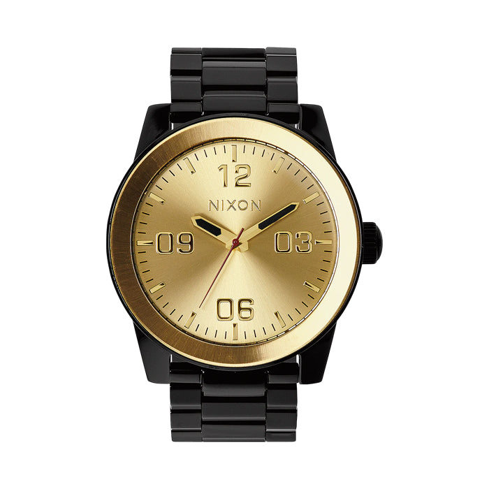 Nixon Corporal Black/Gold Watch - A346 010-00