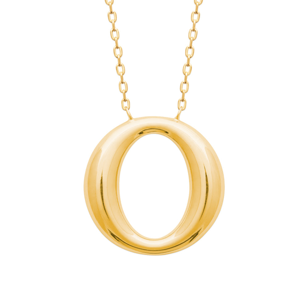 Bobbi Grace- Tapered Circle Necklace