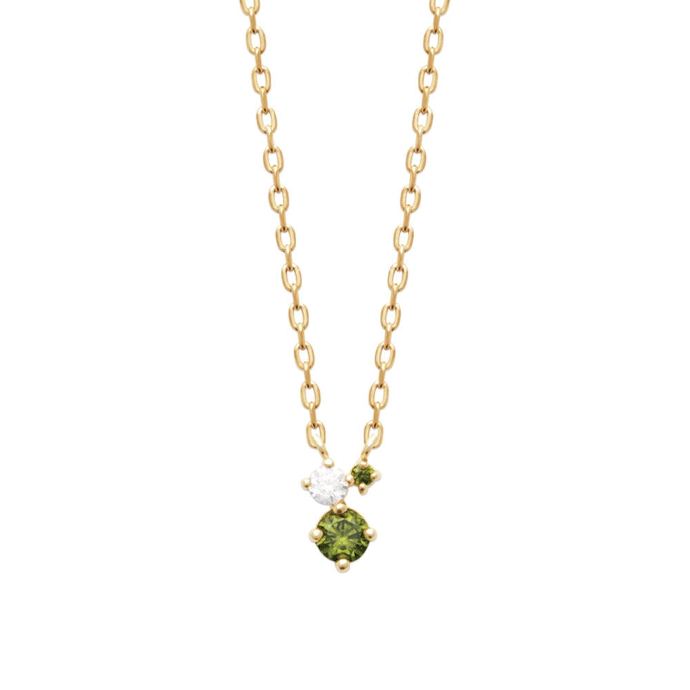 Bobbi Grace- Synthetic Green Stone Necklace