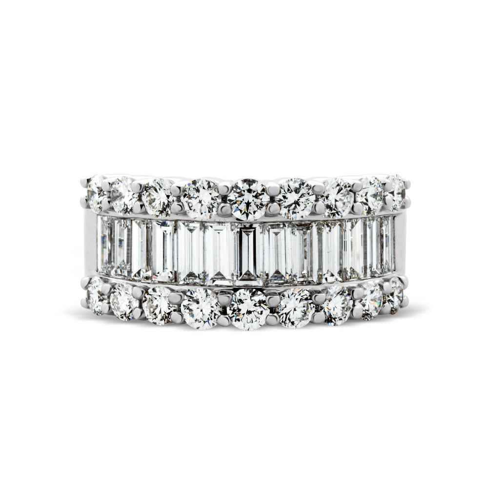 Emerald & Brilliant Cut Ring - Watsons Jewellers