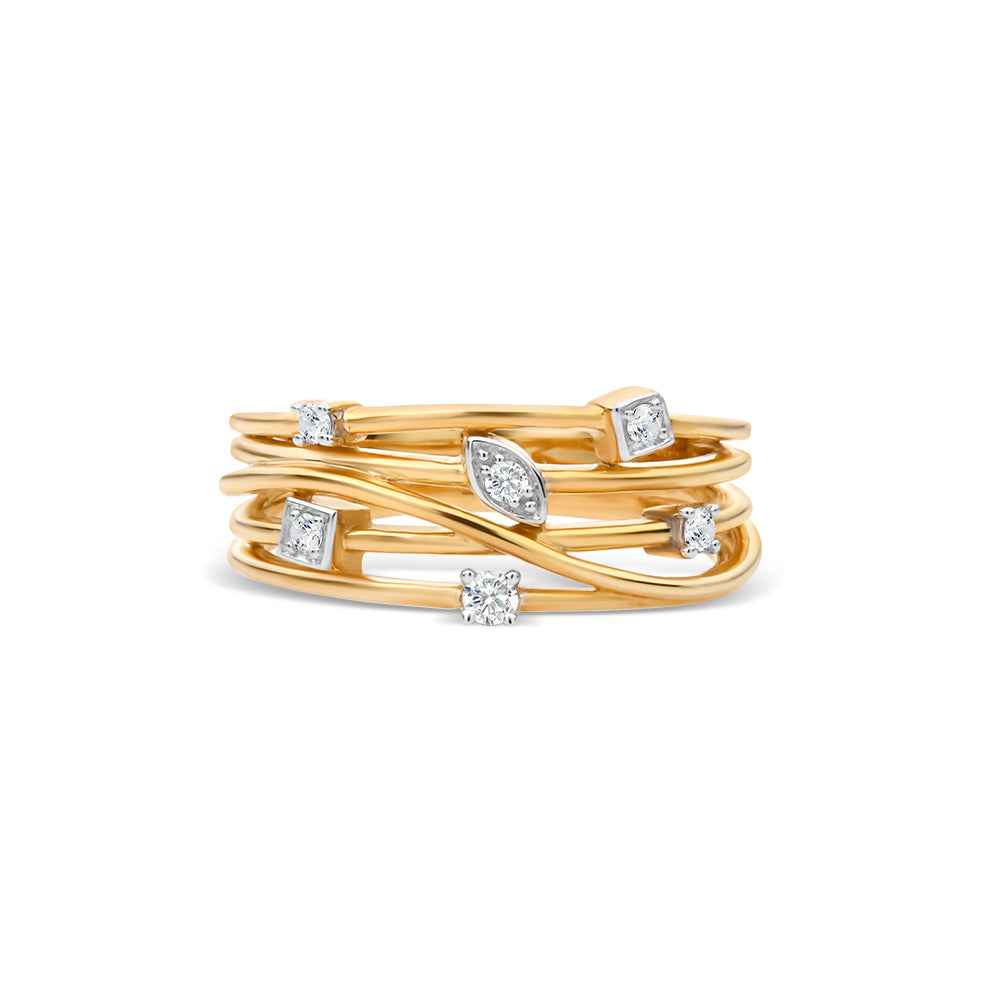 Multi Row Lab Grown Diamond Ring - Watsons Jewellers