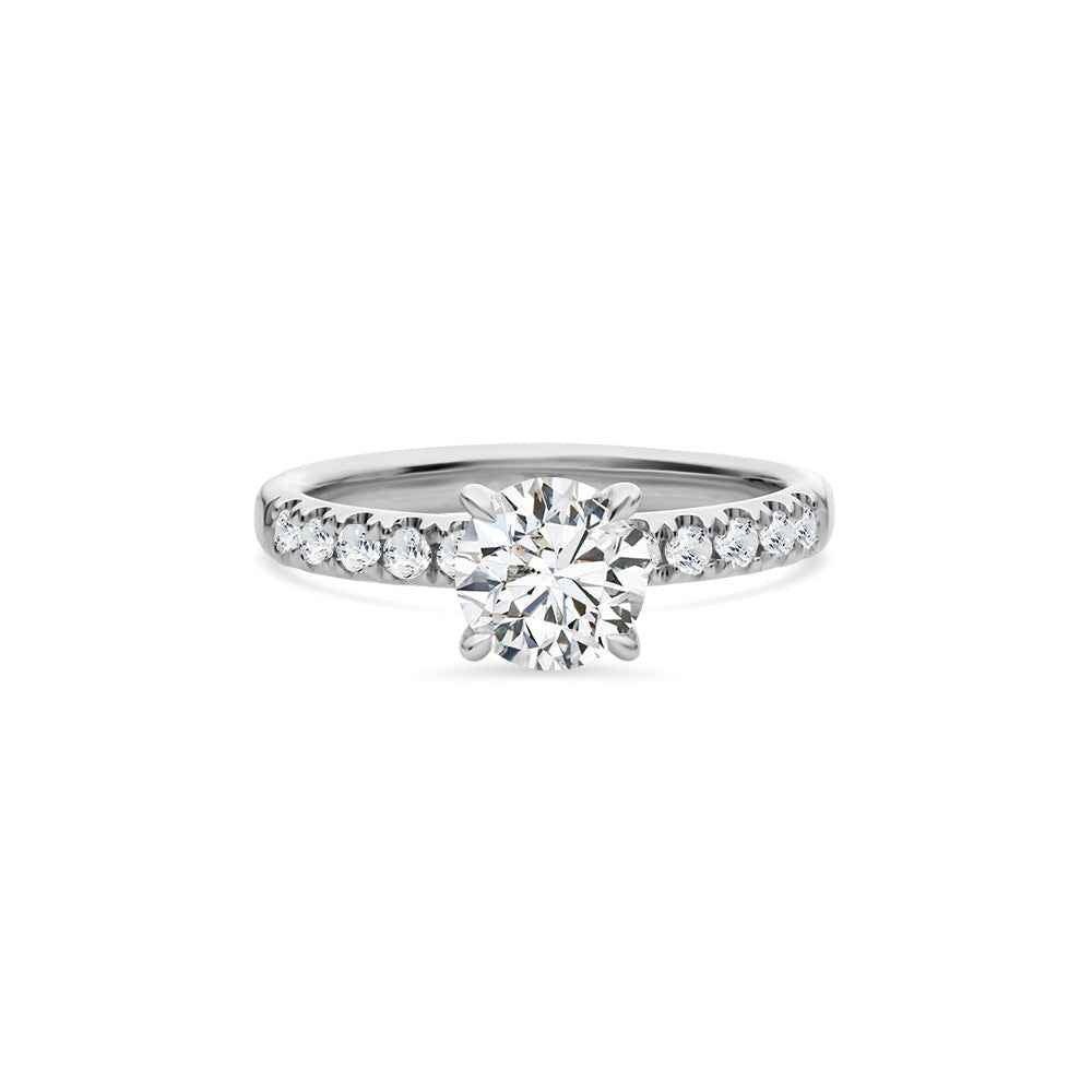 Solitaire with Shoulder Diamond Ring - Watsons Jewellers