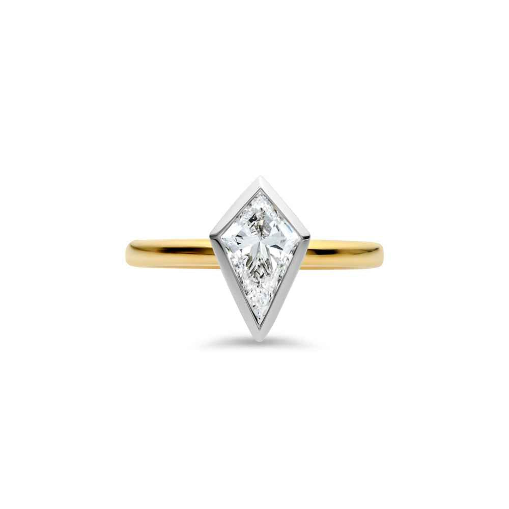 Bezel Set Kite Solitaire Ring - Watsons Jewellers