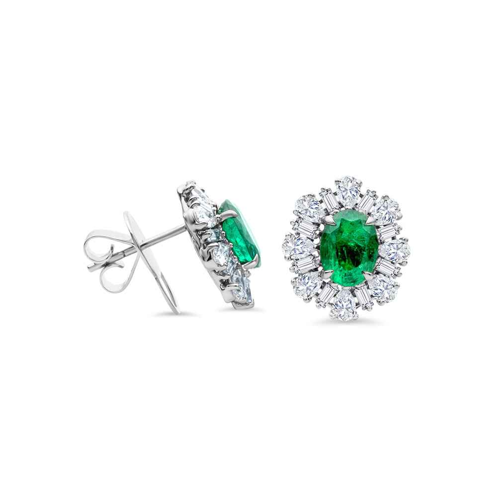 Zambian Emerald Earrings