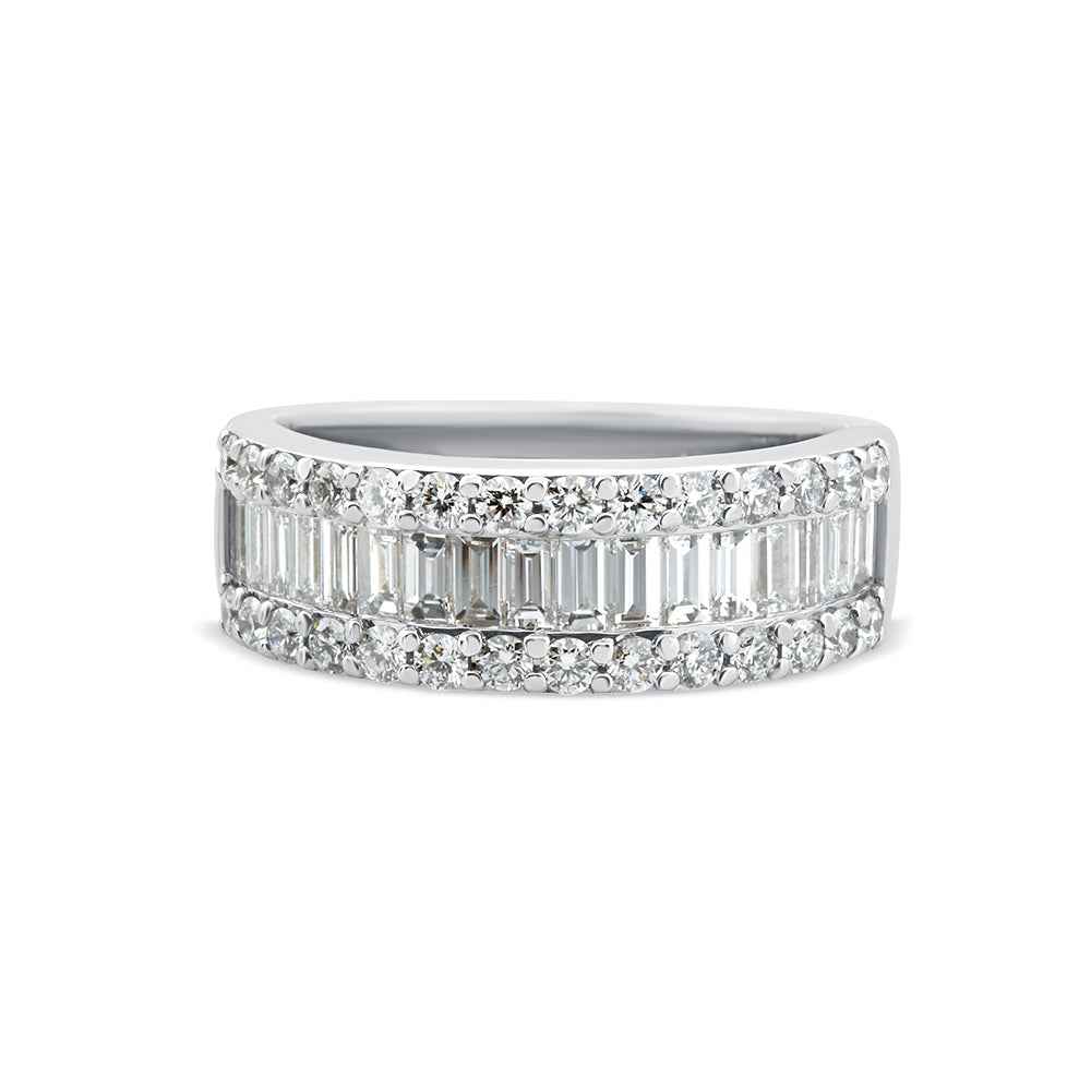 Brilliant & Baguette Diamond Ring - Watsons Jewellers