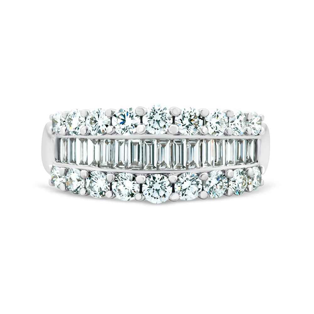 Brilliant & Baguette Diamond Ring - Watsons Jewellers
