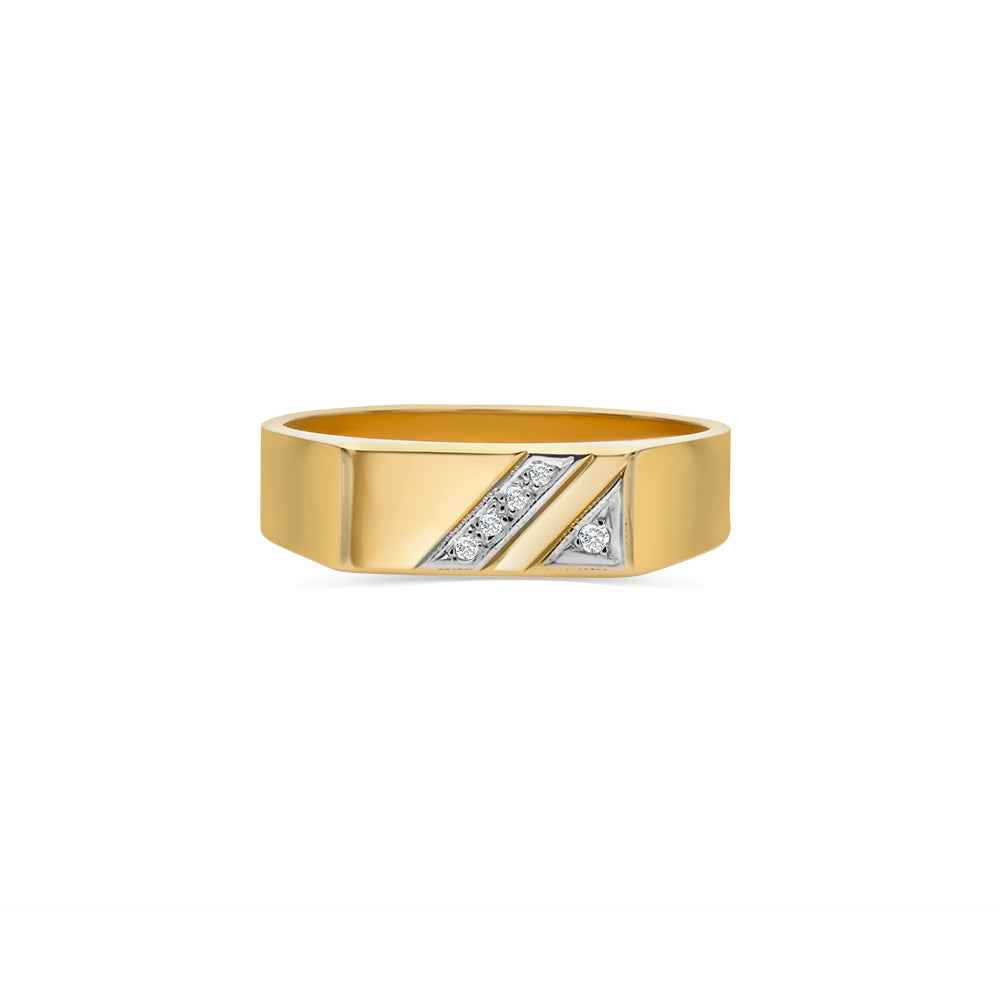 Gents Diamond Set Ring