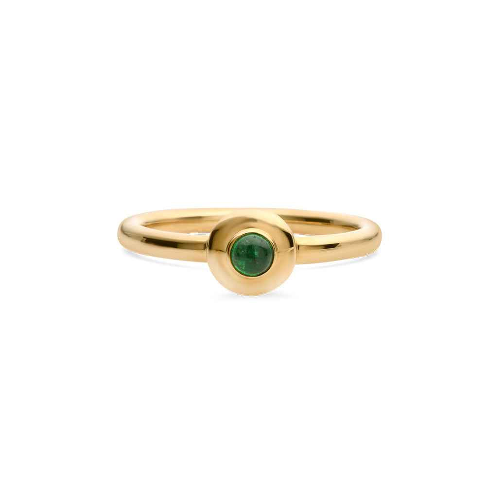 Cabochon Emerald Ring