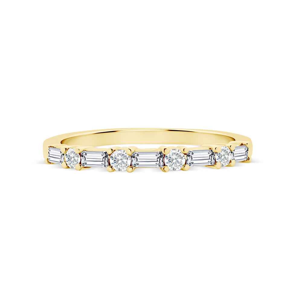 Baguette & Brilliant Cut Diamond Ring - Watsons Jewellers