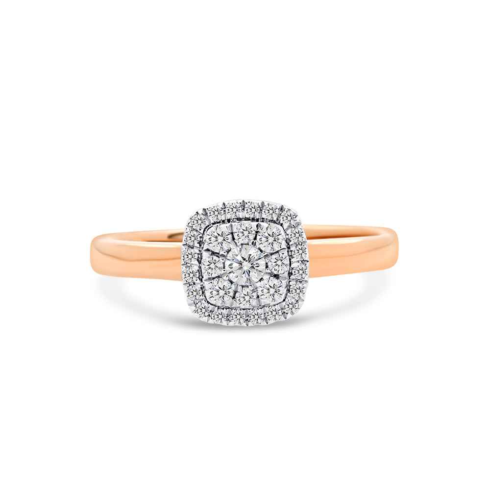 Cushion Cluster Diamond Ring - Watsons Jewellers
