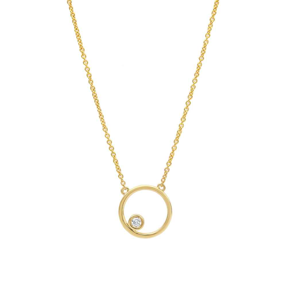 Diamond Circle Pendant