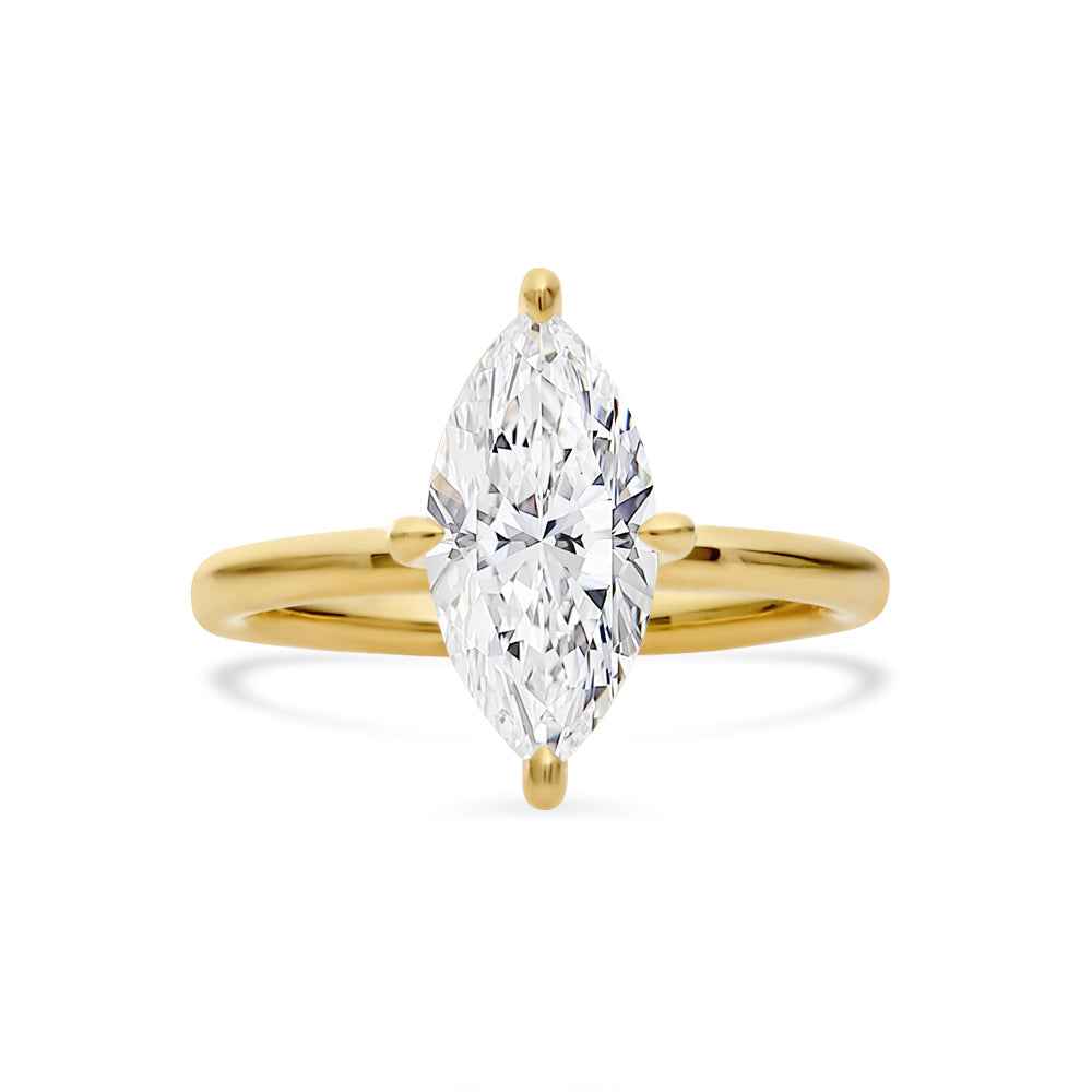 Lab Grown 2.03ct Marquise Diamond Solitaire