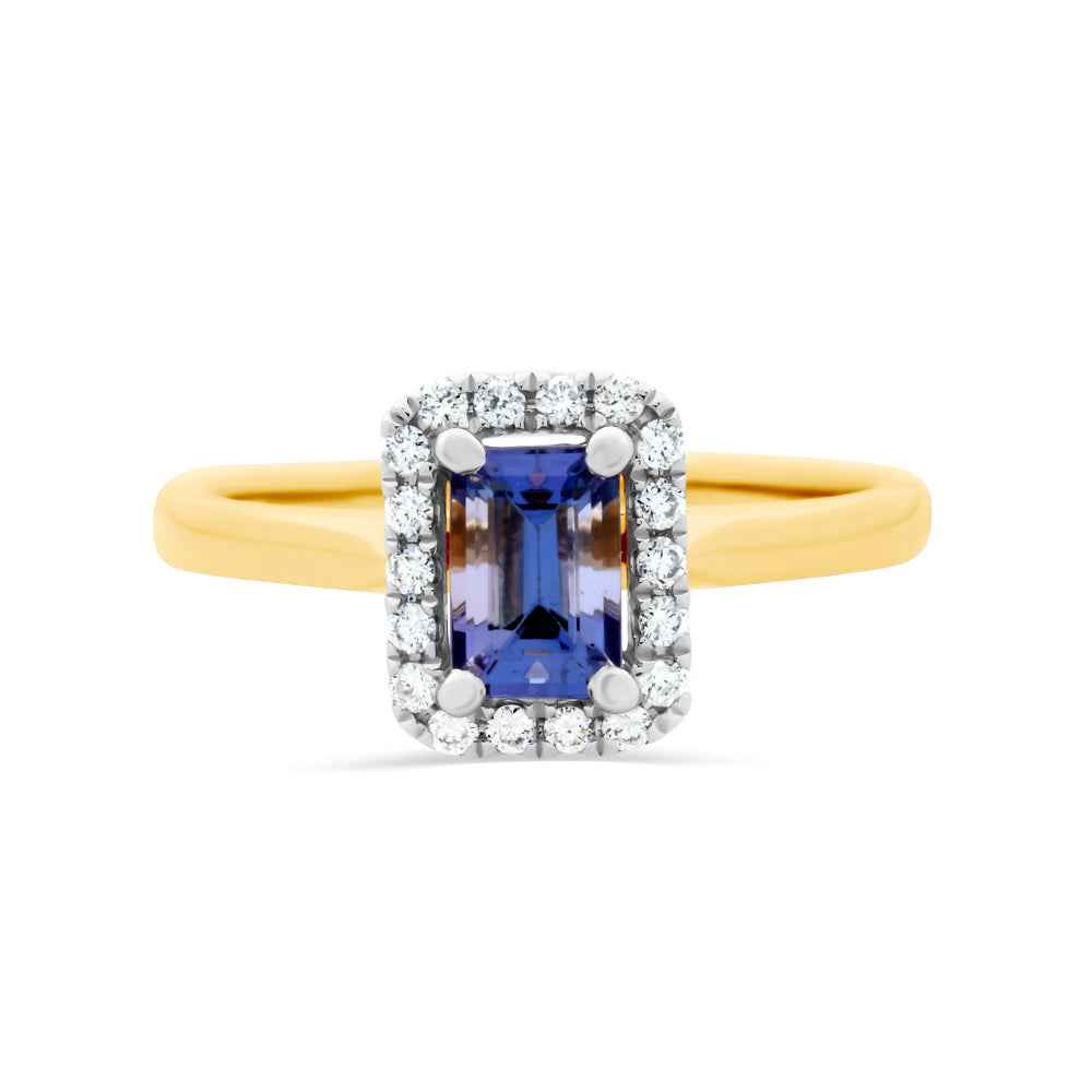 Tanzanite & Diamond Ring
