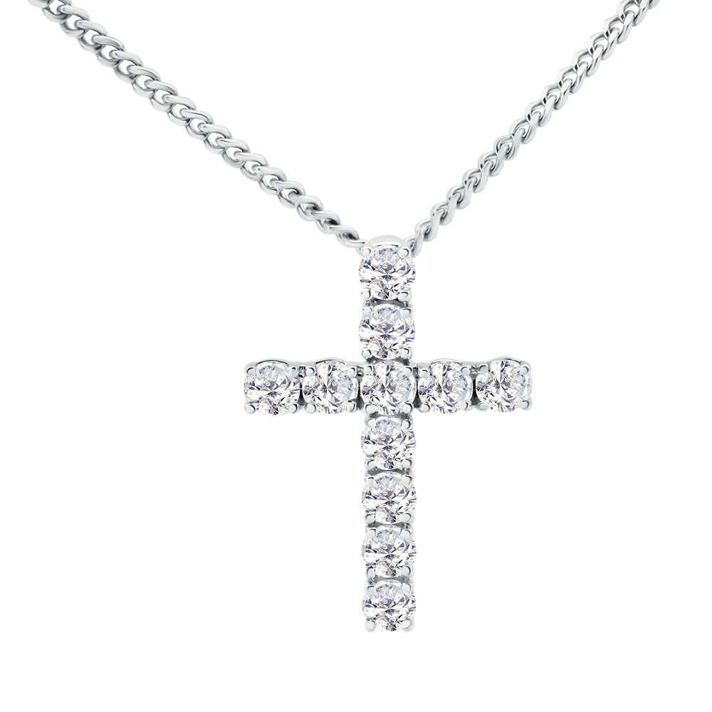 Diamond Cross Pednant