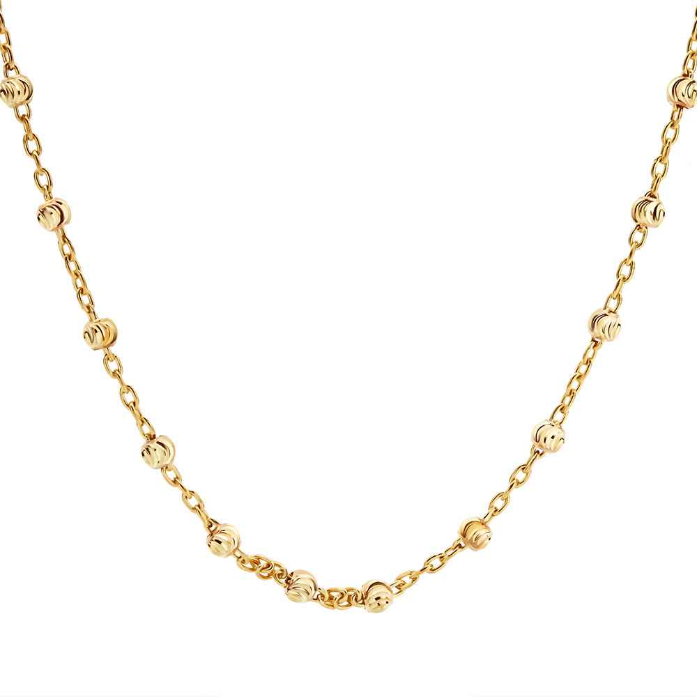 9ct Yellow Gold Ball Chain