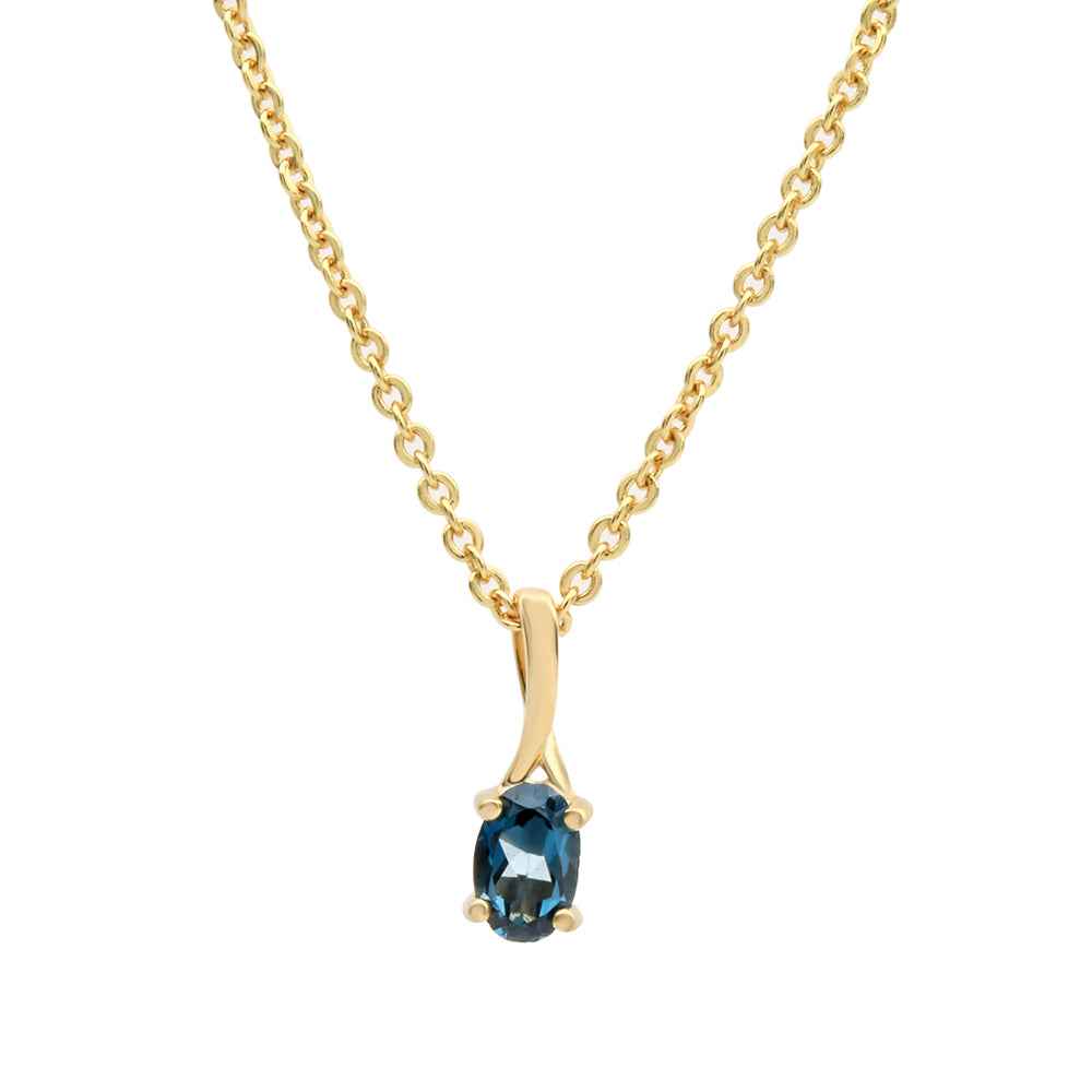 London Blue Topaz Pendant