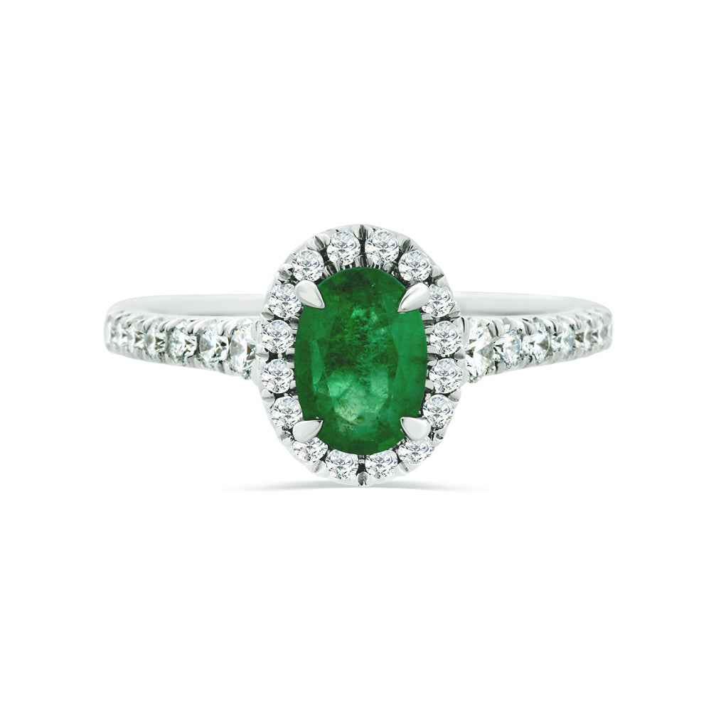 Emerald & Diamond Ring
