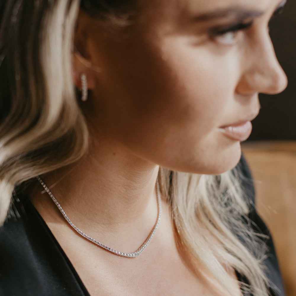 LILY - Diamond Tennis Necklace