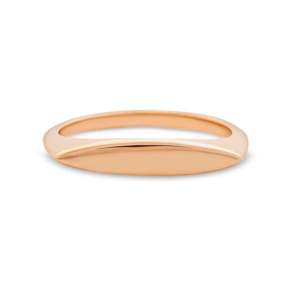 Flat Marquise Top Rose Gold Dress Ring