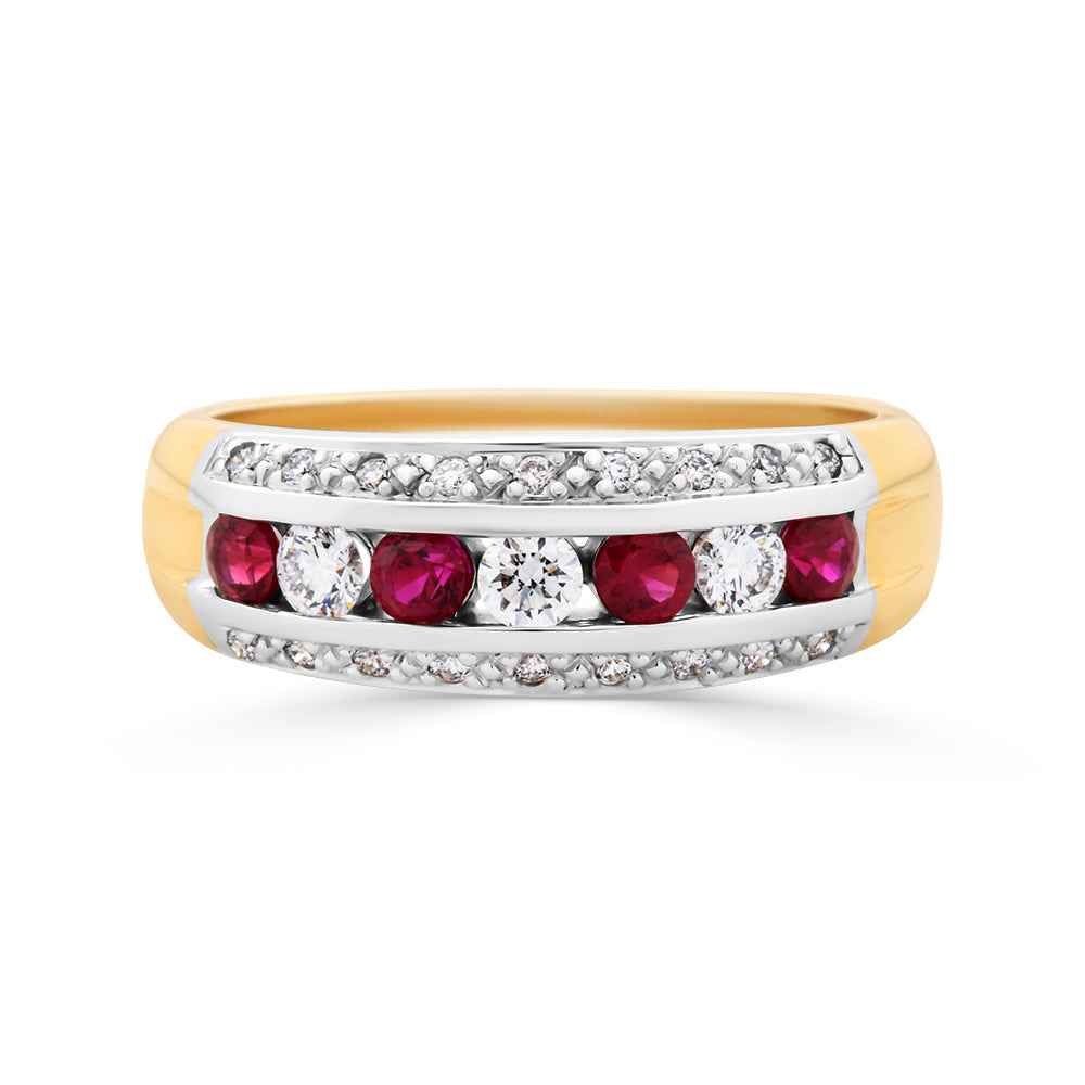Ruby & Diamond Ring