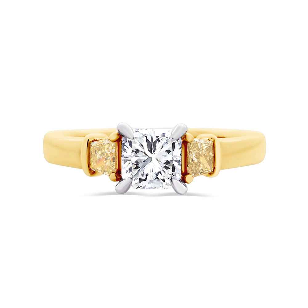 Yellow And White Diamond Ring - Watsons Jewellers