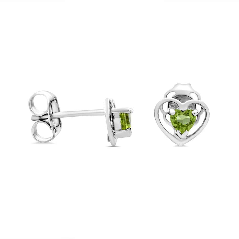 Peridot Stud Earrings