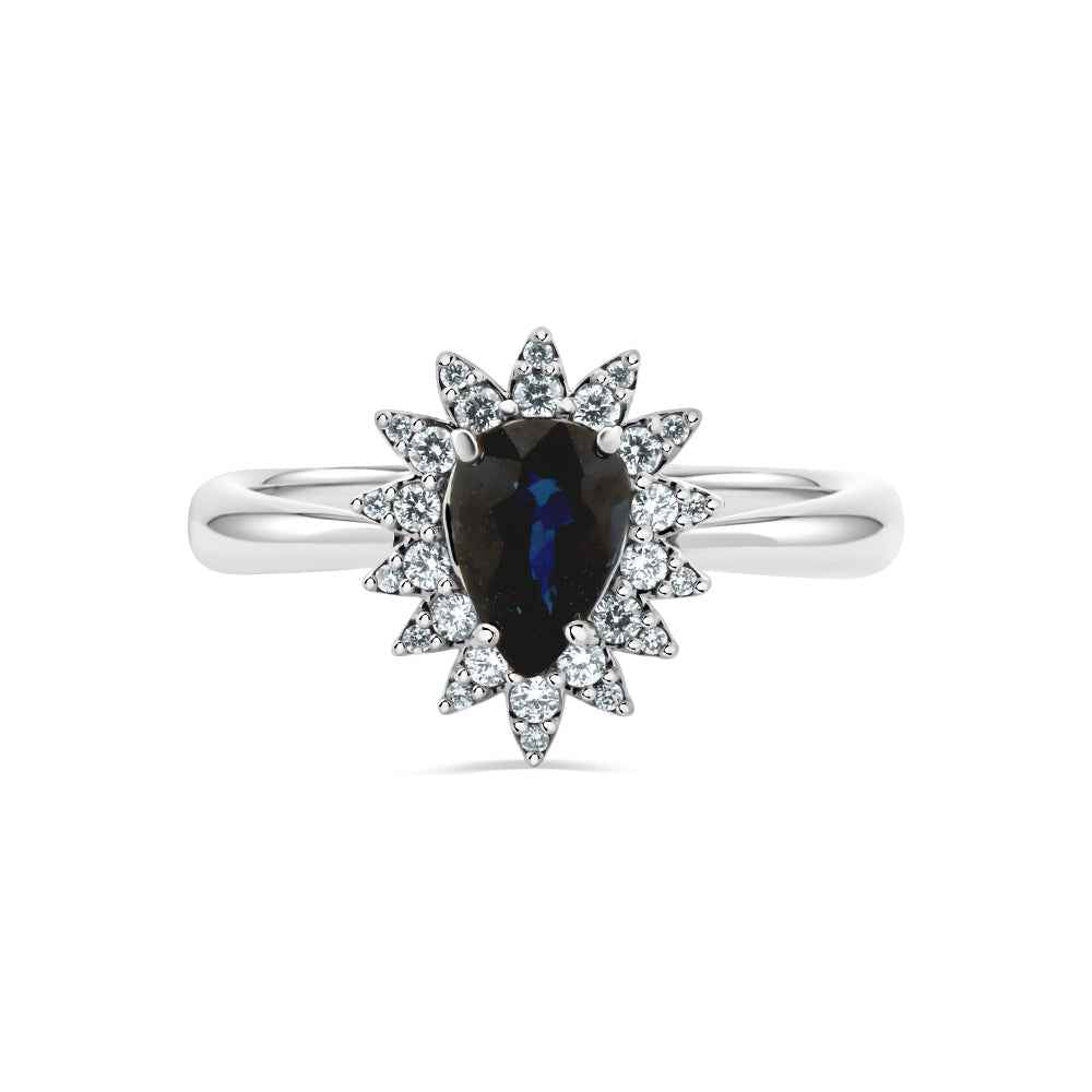 Sapphire & Diamond Ring