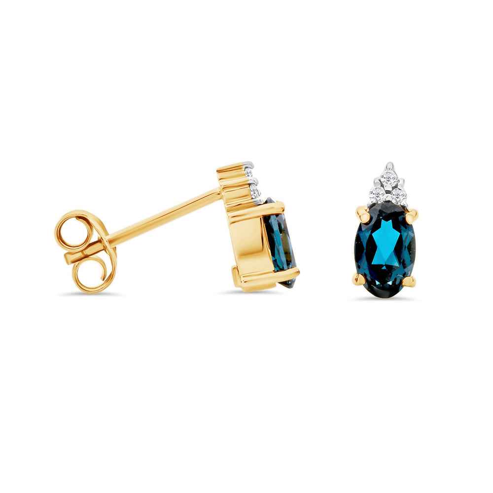 London Blue Topaz Earrings