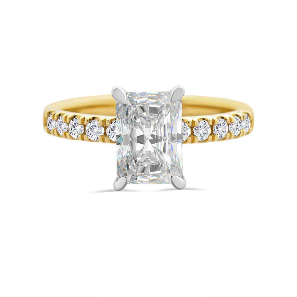 Ivy 1.76 Lab Grown Radiant Cut Diamond Ring - Watsons Jewellers