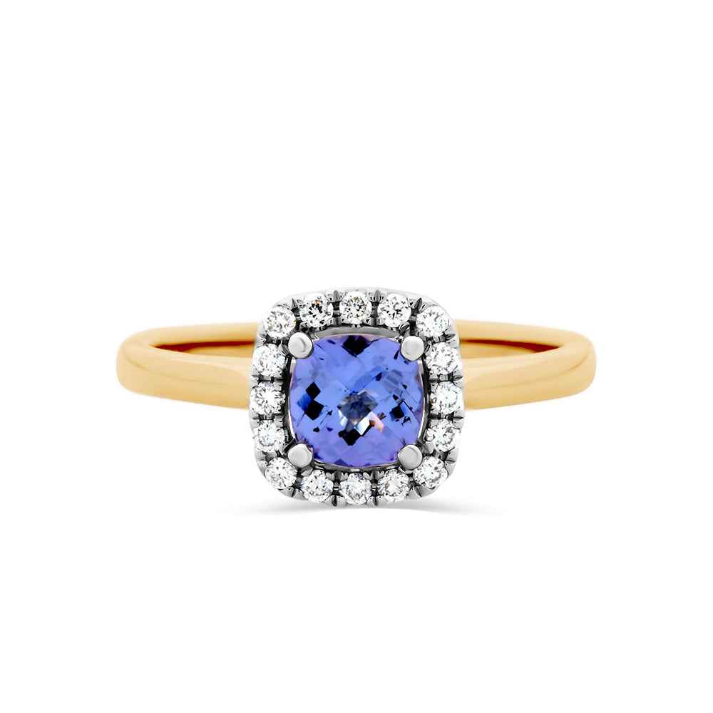 Tanzanite & Diamond Ring