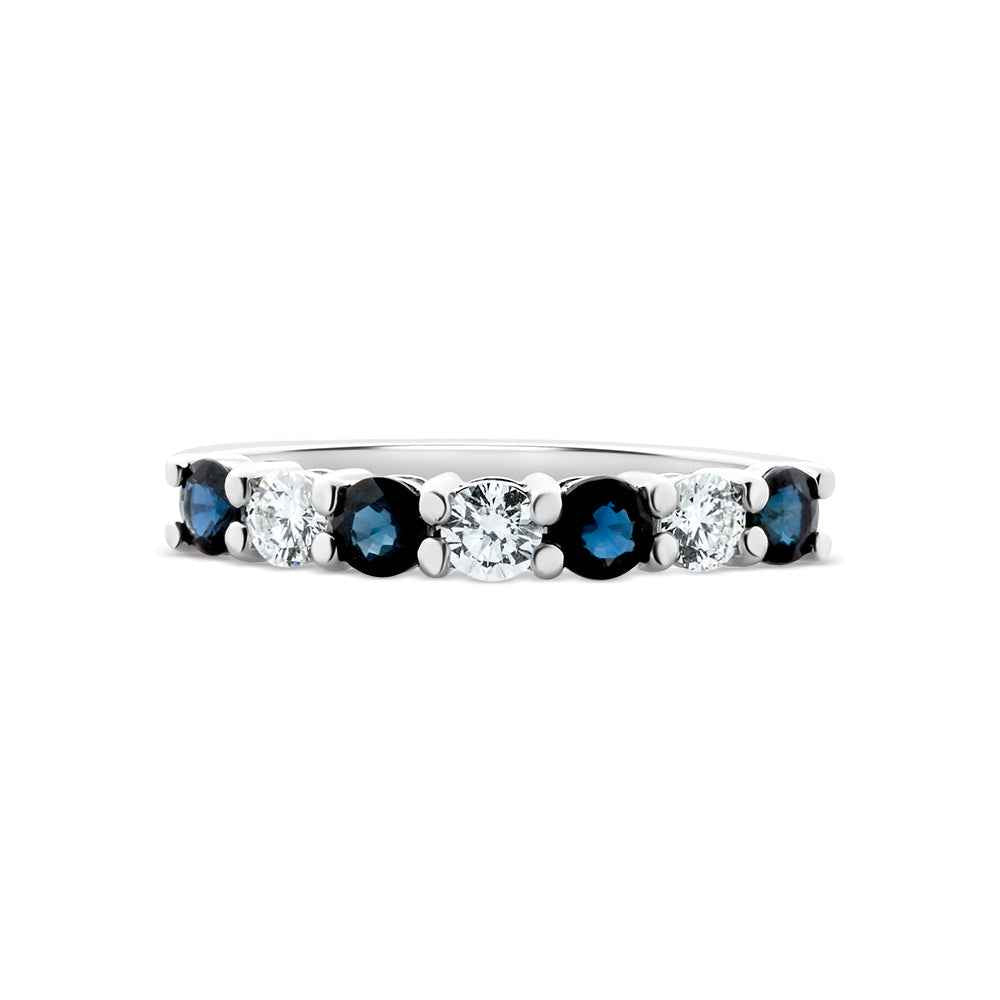 Sapphire & Diamond Ring