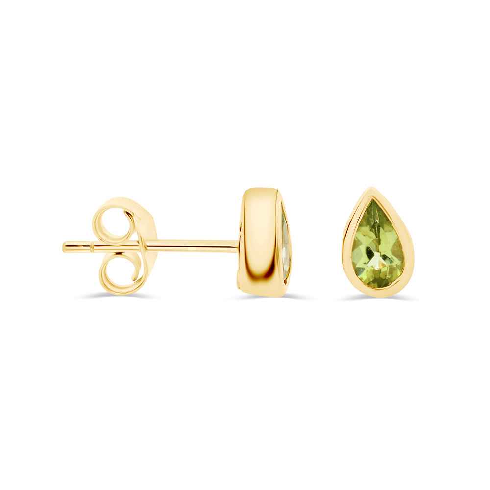 Peridot Stud Earrings