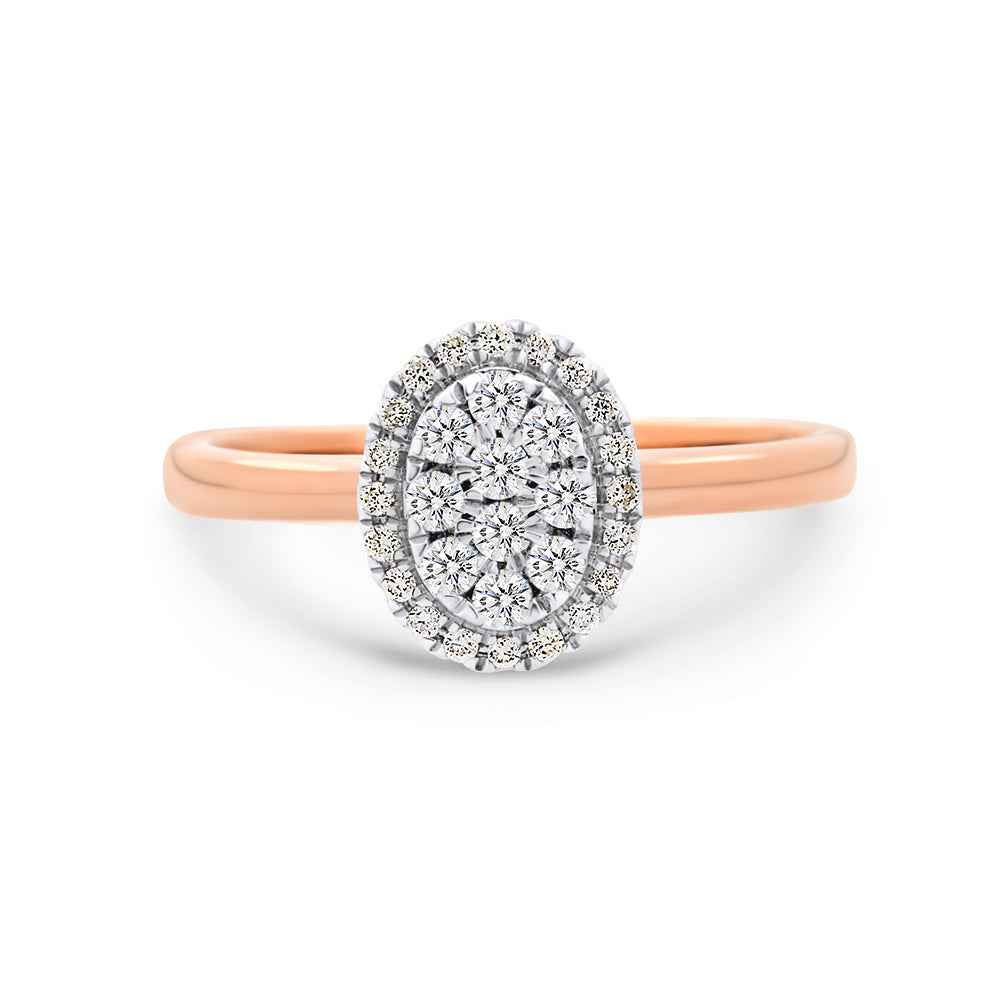 Oval Cluster Diamond Ring - Watsons Jewellers