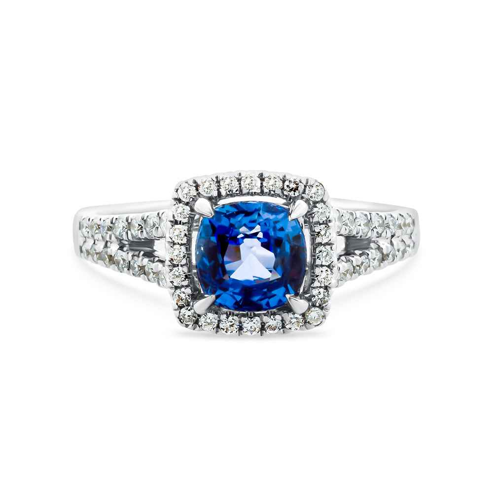 Sapphire & Diamond Ring