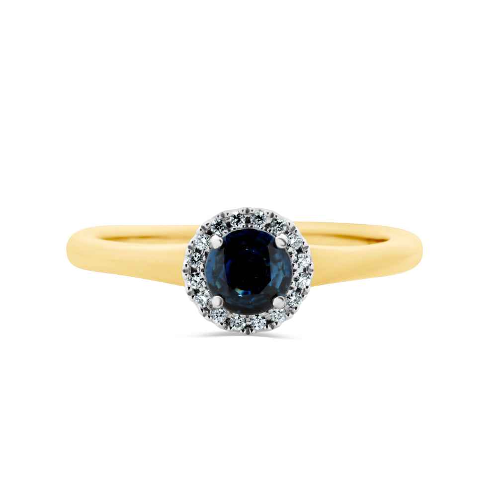 Sapphire & Diamond Ring