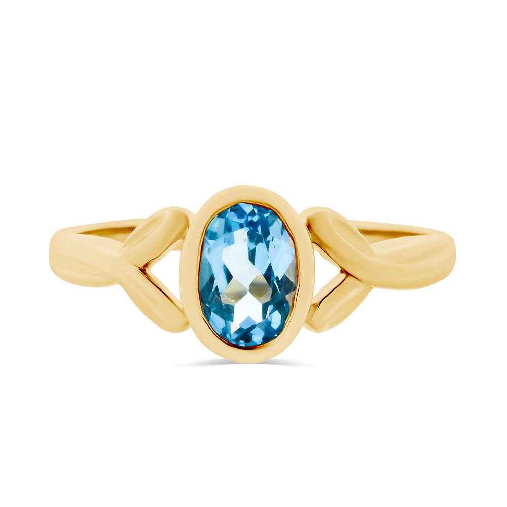 Blue Topaz Ring