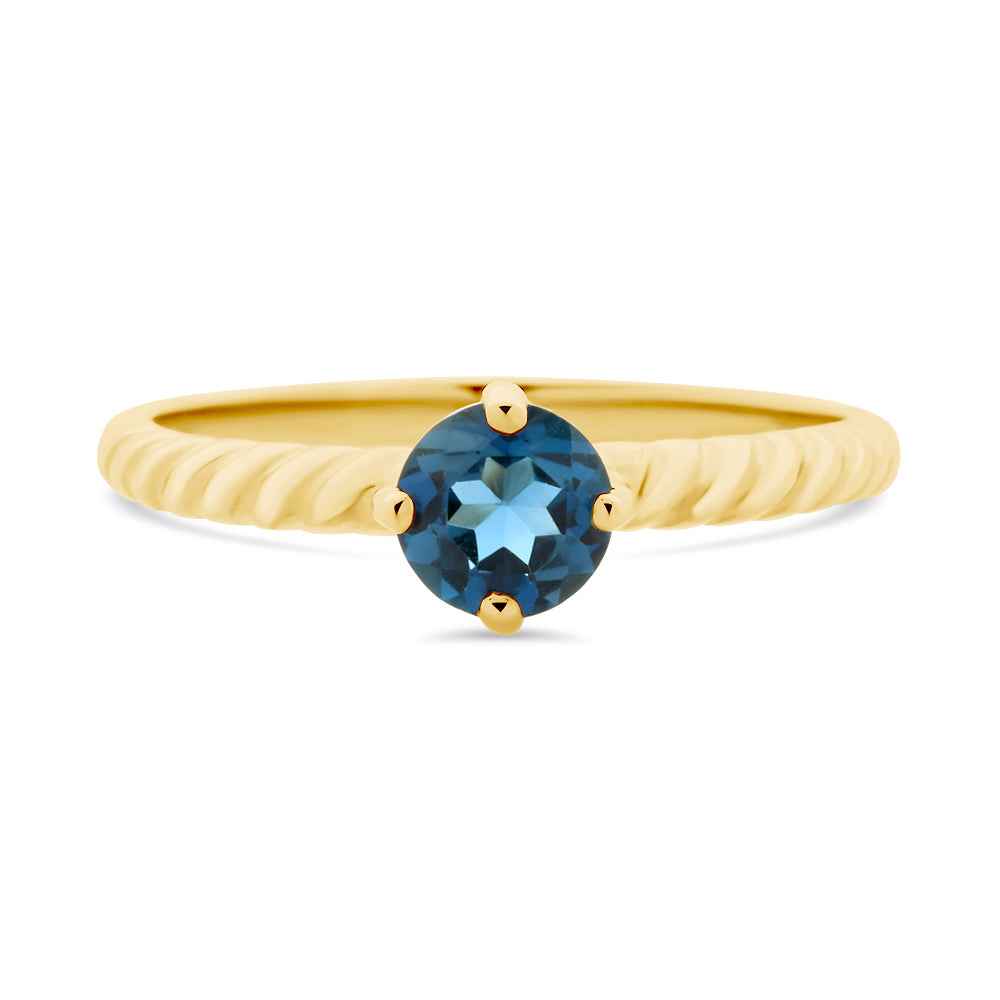 London Blue Topaz Ring