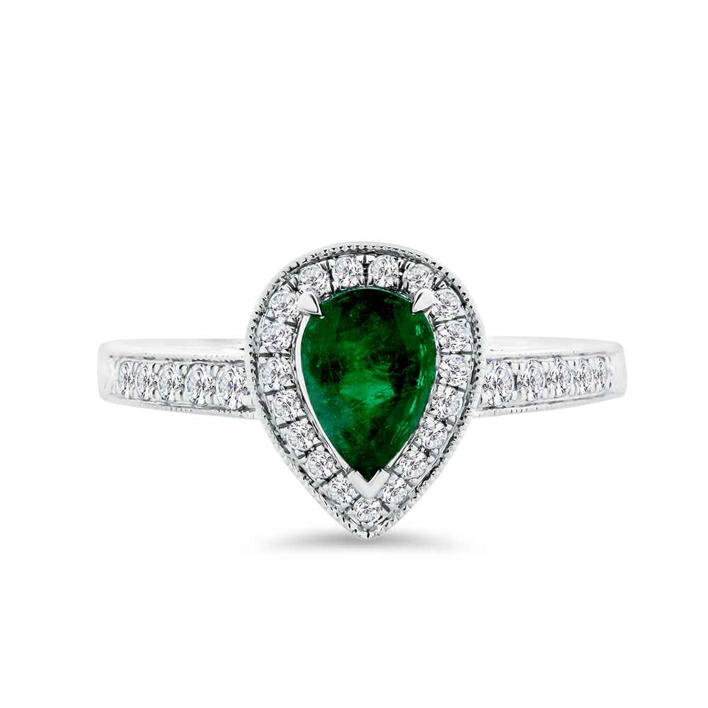 Emerald & Diamond Ring