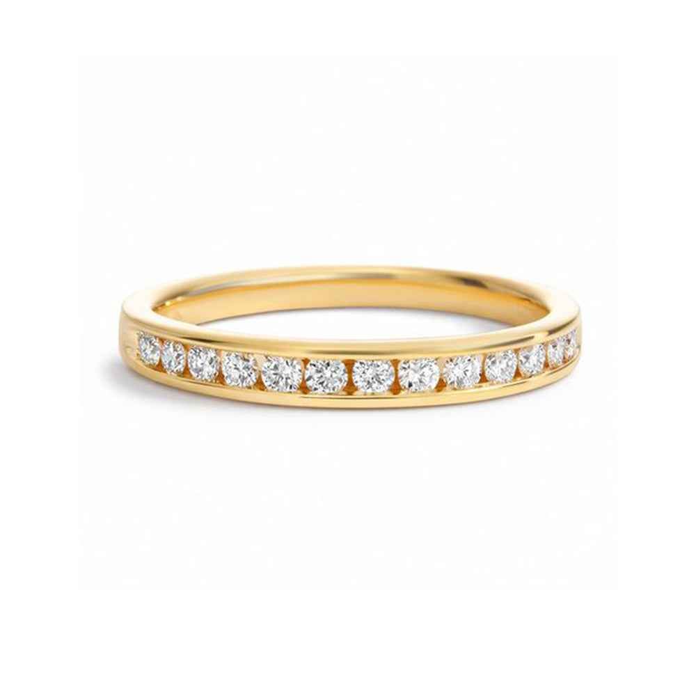 Channel Set Diamond Band .27ct TDW - Yellow Gold
