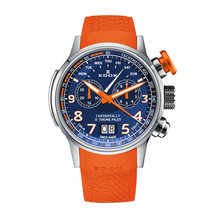 Edox 'Chronorally' Watch - 38001TINOCAOBUO3