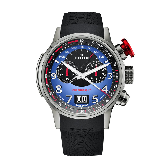 Edox 'Chronorally' Limited Edition Watch - 38001TINRBUDN