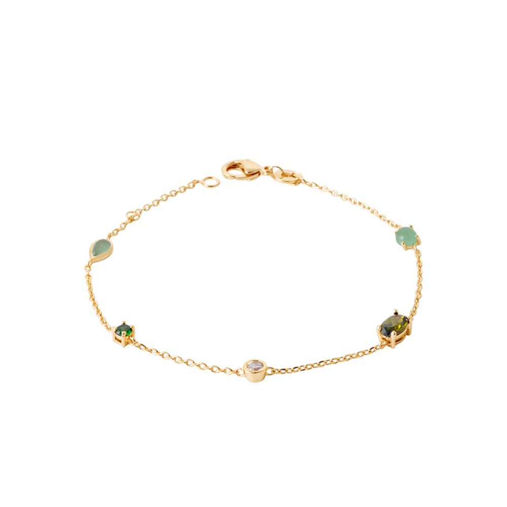Bobbi Grace - Green Stone Bracelet