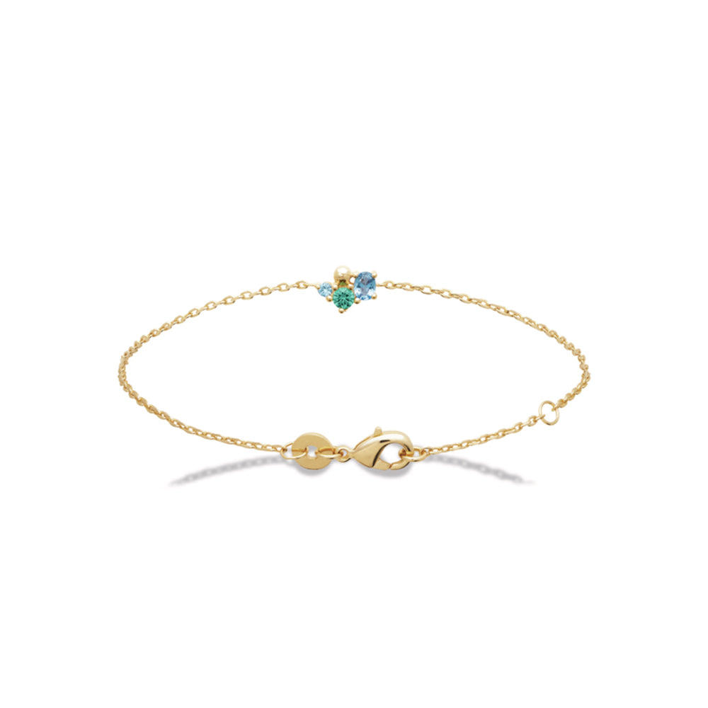 Bobbi Grace - Synthetic Blue & Green Stone Bracelet