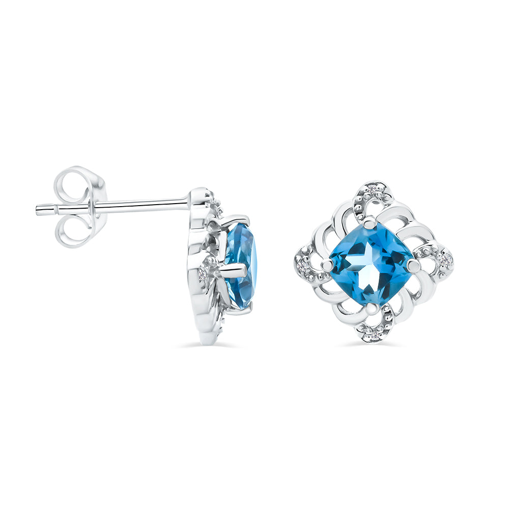 London Blue Topaz Earrings